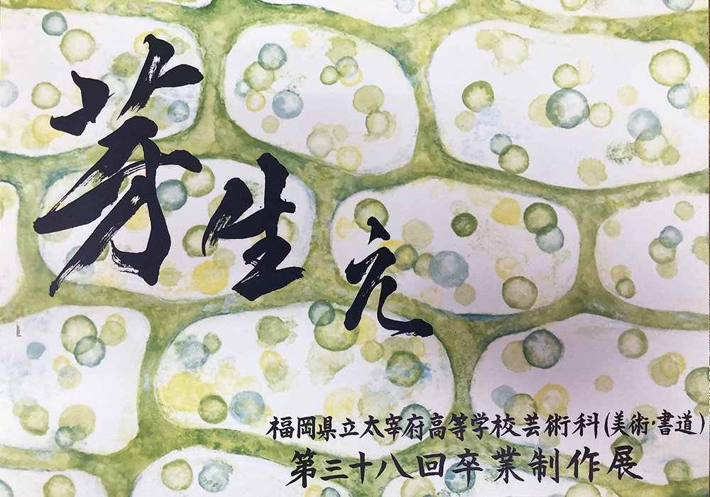 芸術科卒業制作展 芽生え